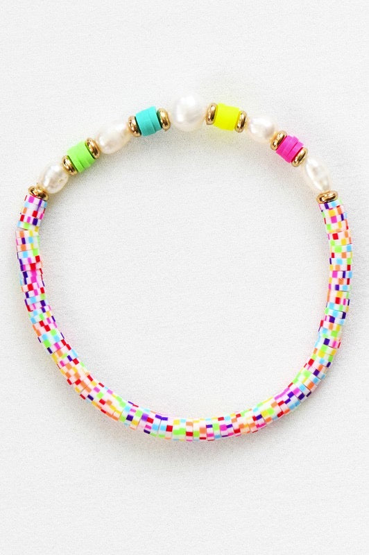 Clay & Pearl Vacay Bracelet