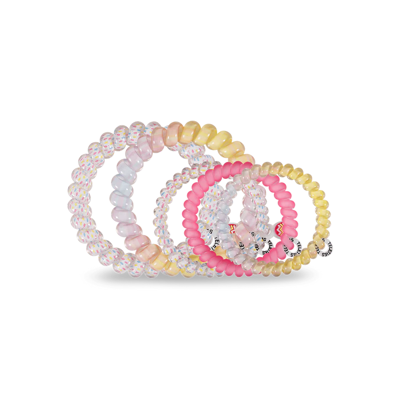 Don’t Worry Be Happy Mixed Hair Ties - TELETIES