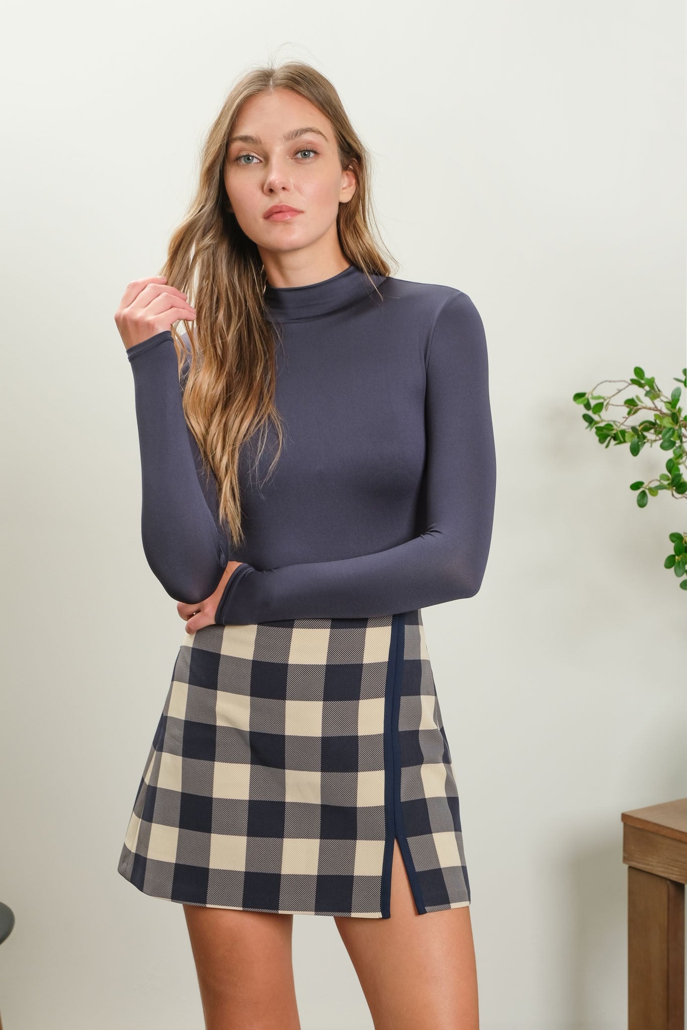 Mock Neck Bodysuit - Multiple Colors