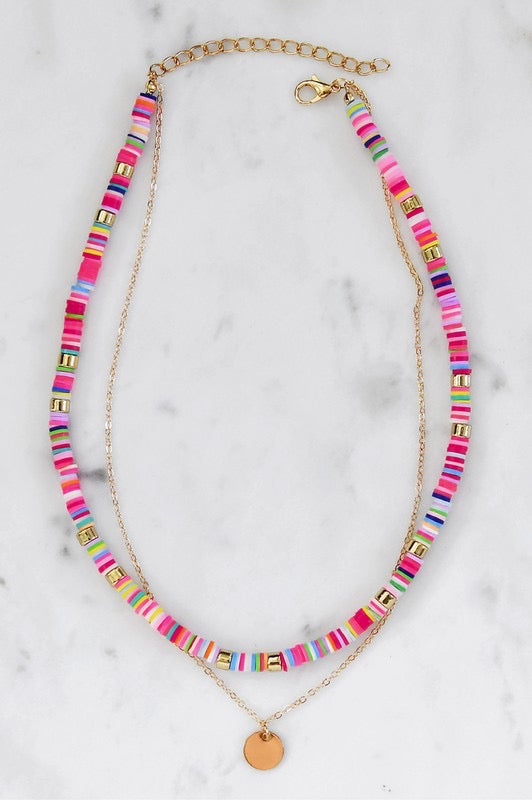 Clay Vacay Necklace Stack