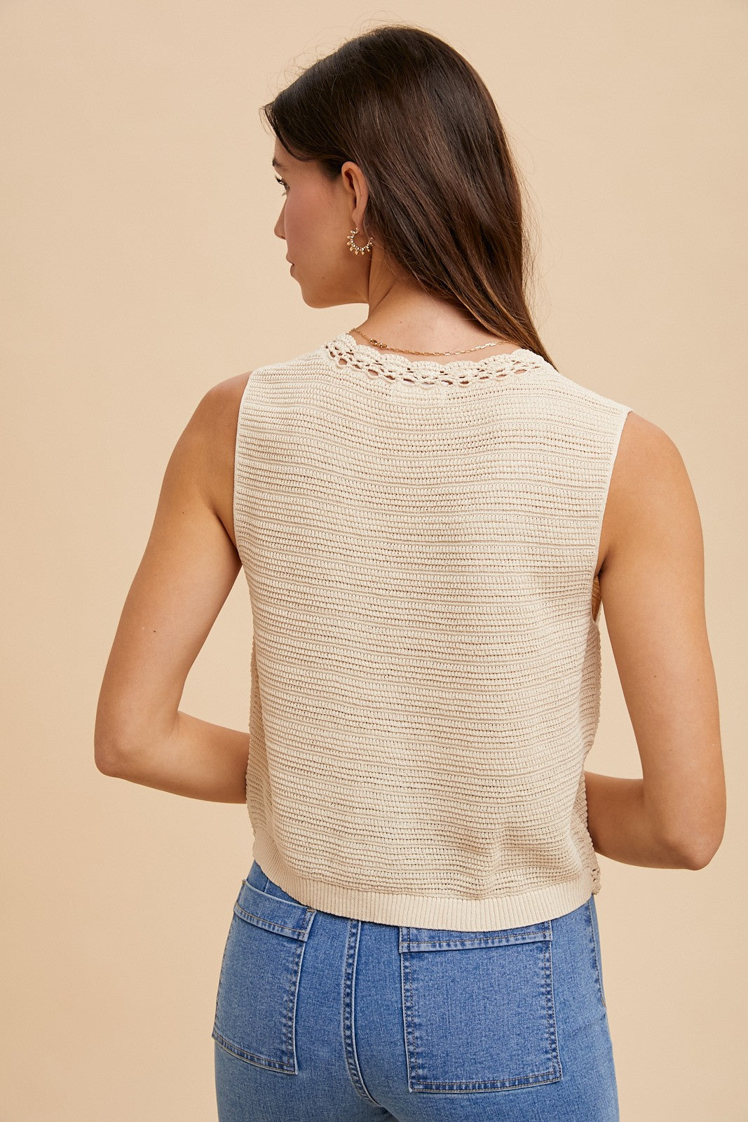 Kaylee Crochet Vest