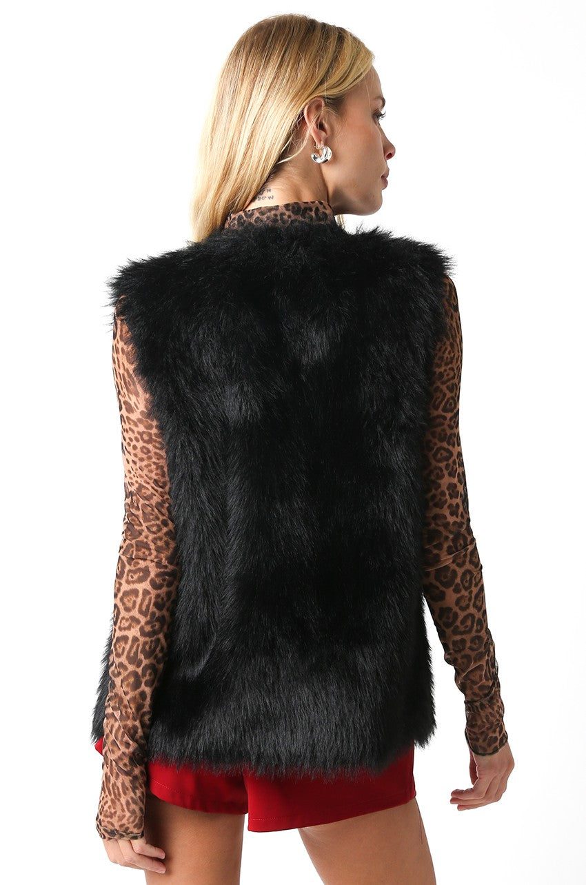 Tori Faux Fur Vest