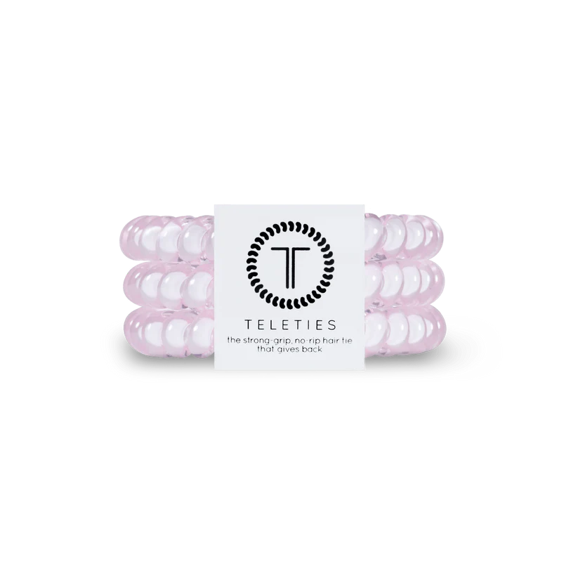 Rose Water Pink Hair Ties - Teleties