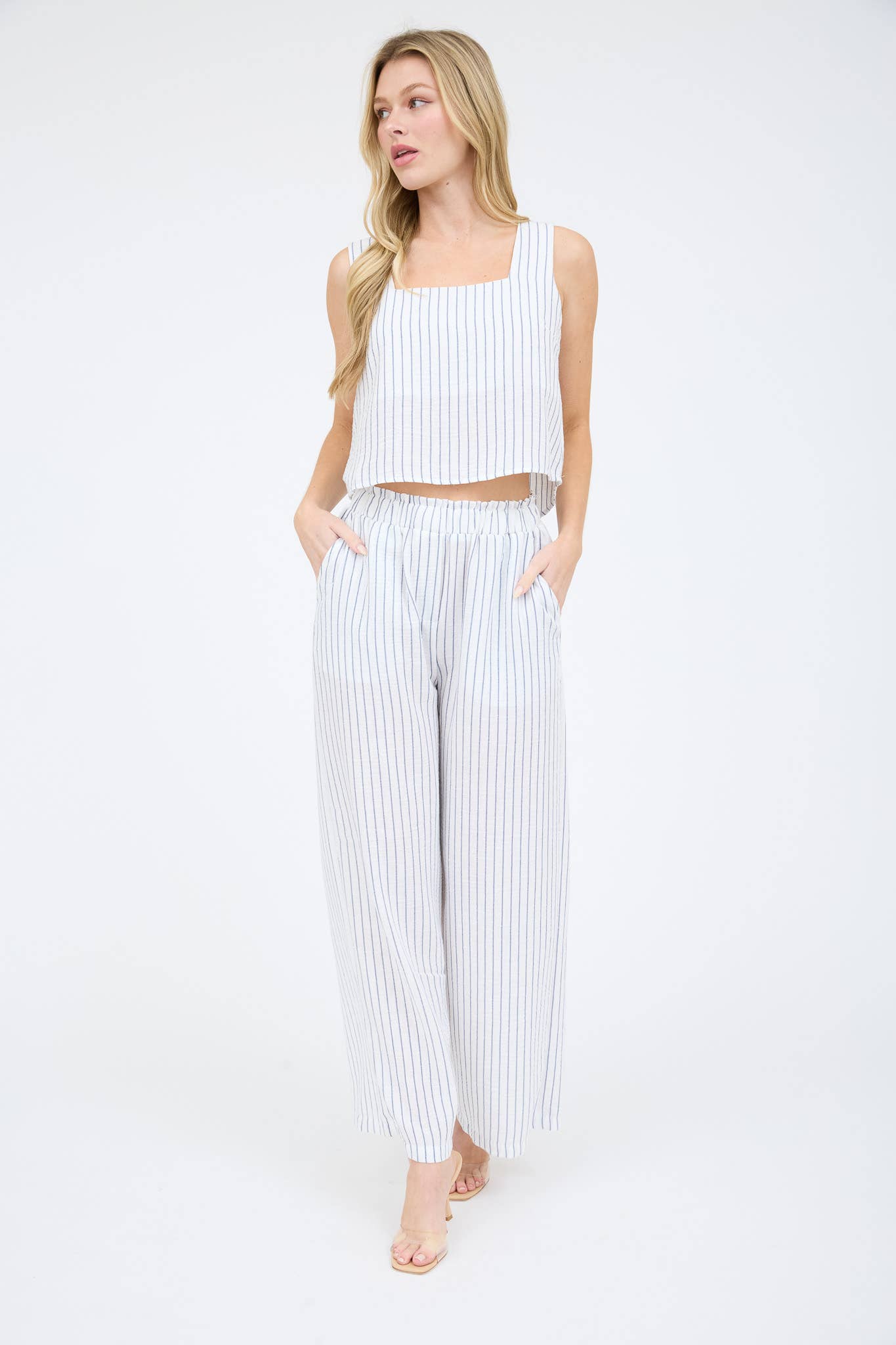 Saylor Pinstripe Set