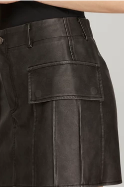Felicity Faux Leather Skirt