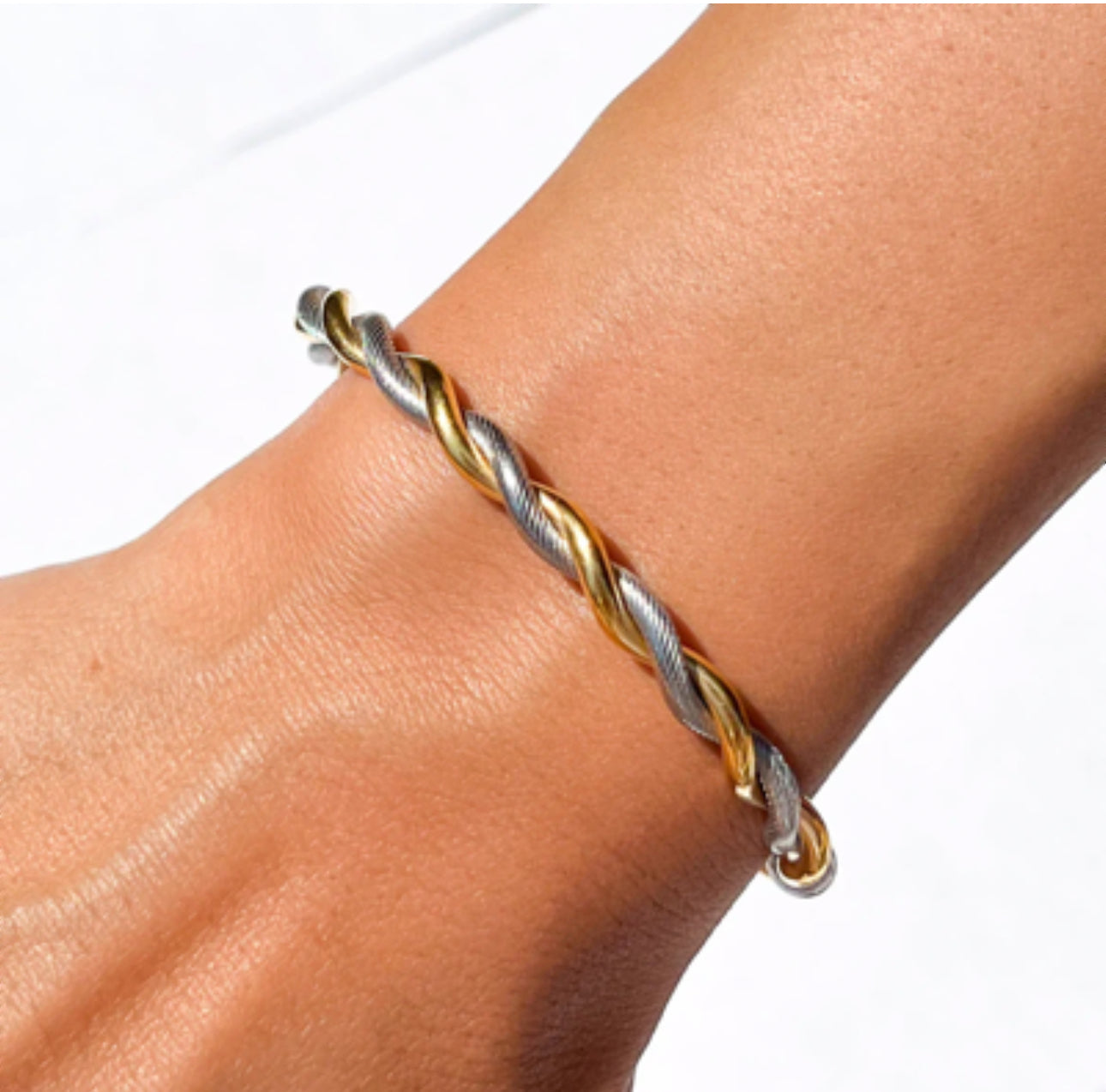 All Love Cuff Intermix jewelry bracelet by Can't Hide Pretty Boutique, featuring mixed metal design and intricate detailing.