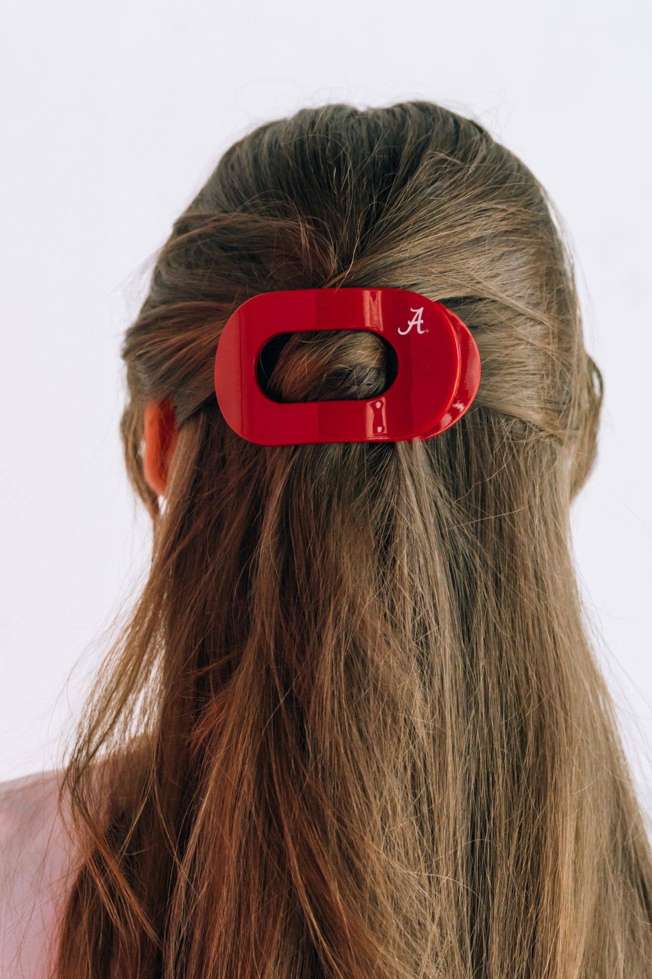 Univ. of Alabama Medium Round Flat Hair Clip - TELETIES