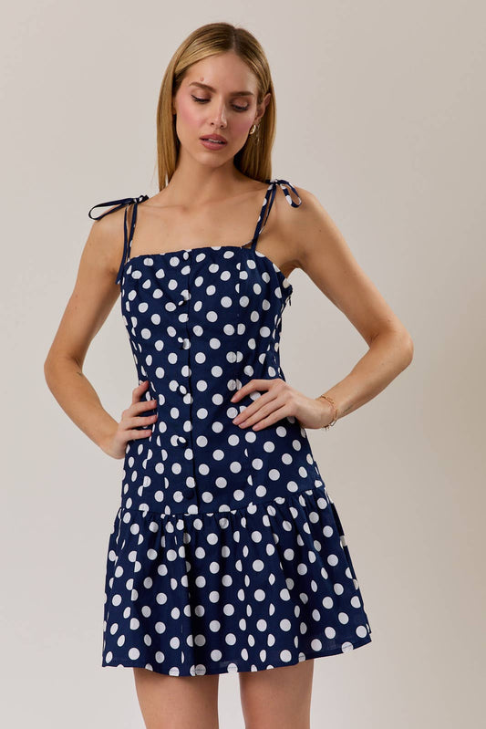 Polka Dot Dreams Mini Dress