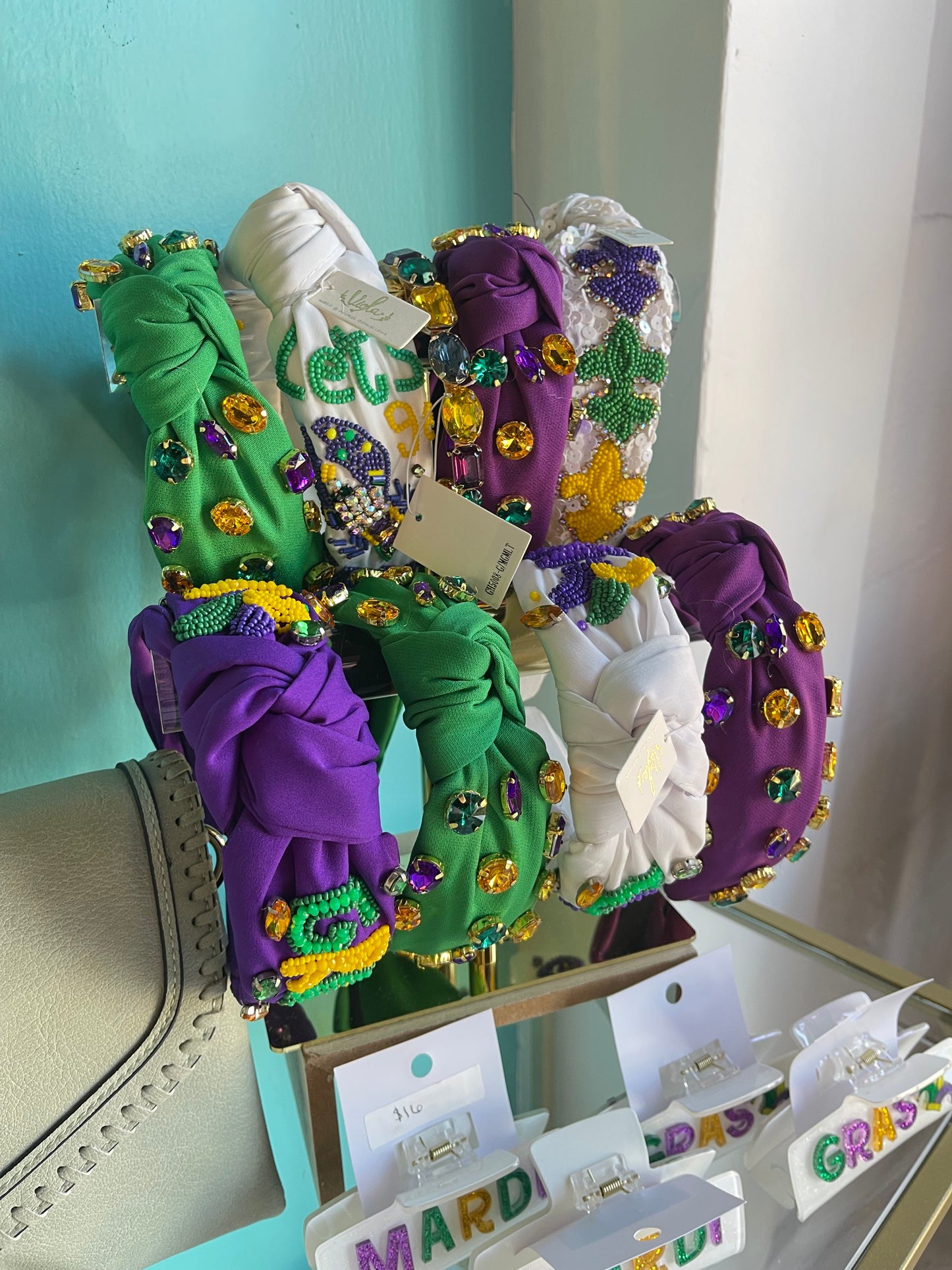 Mardi Themed Headbands