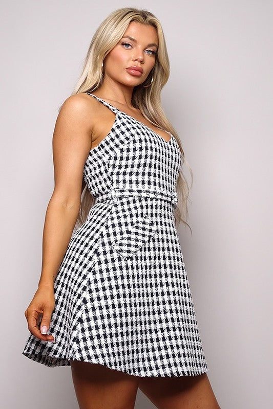 COCO Tweed Mini Dress