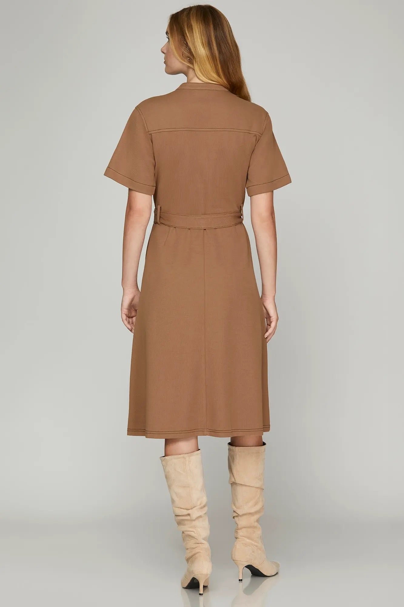 Harper Dress - Mocha