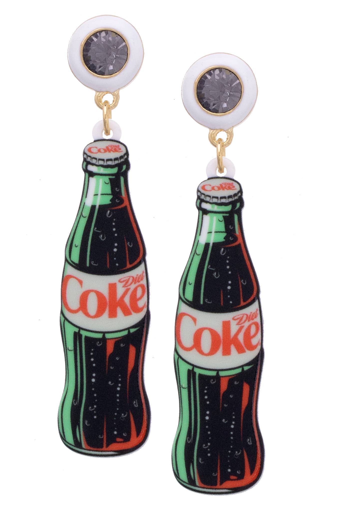 Vintage Diet Coke Bottle Earrings