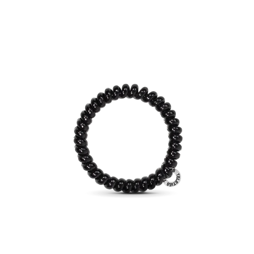 Jet Black Hair Ties - Teleties