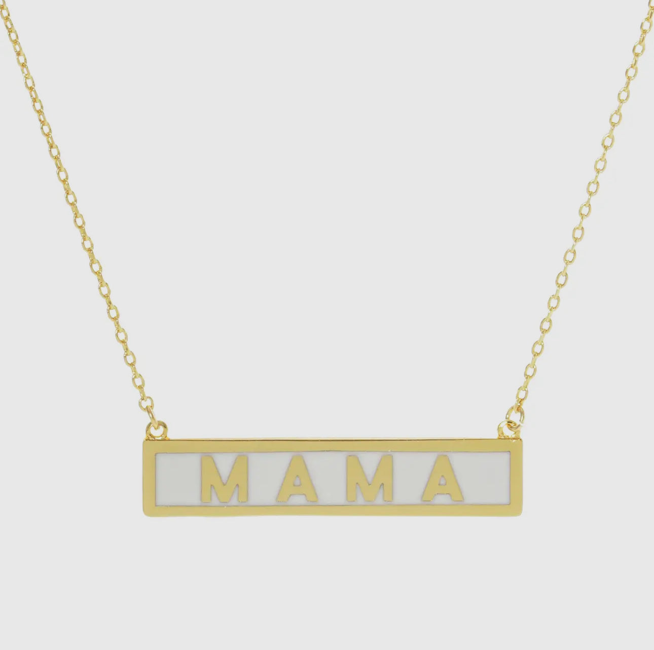 Mama Plated Necklace