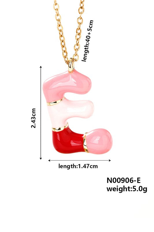 Funky Initial Necklace