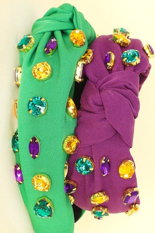 Mardi Themed Headbands