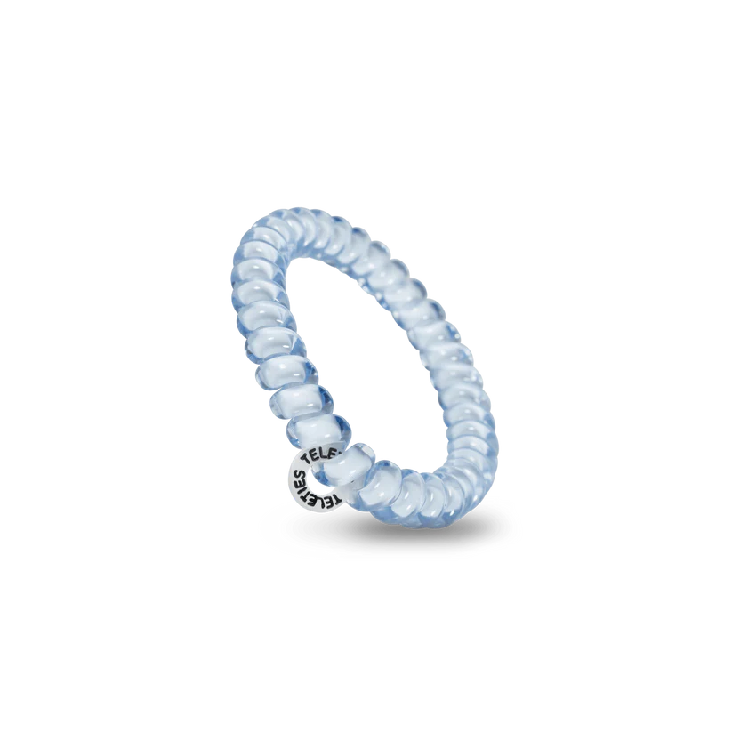Washed Denim Hair Ties - TELETIES