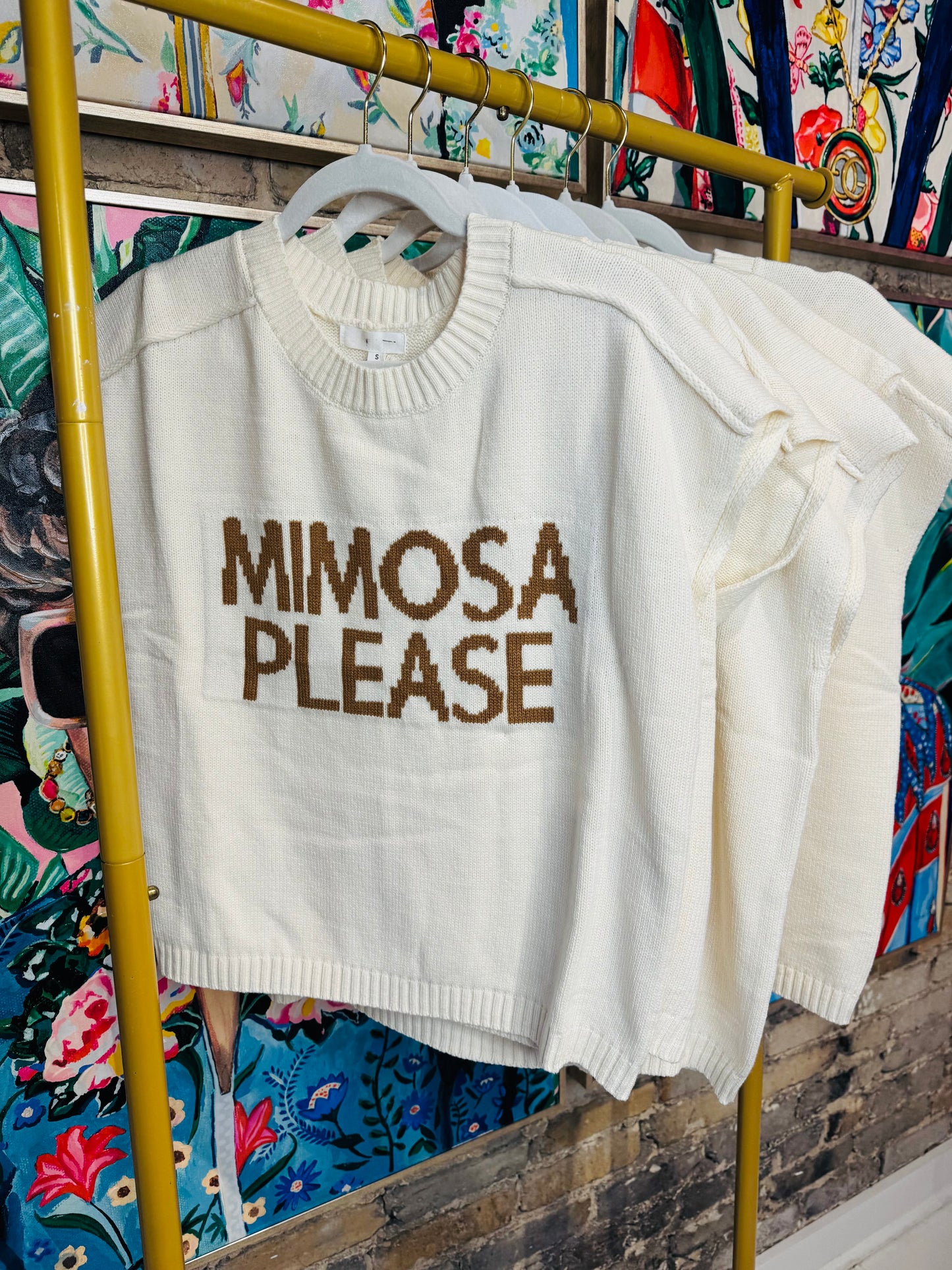 Mimosa Please Sweater Top