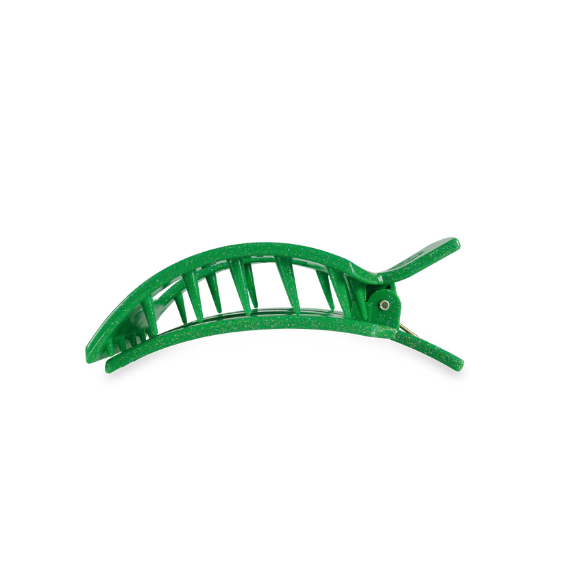 Shamrock Shimmer Square Flat Hair Clip - TELETIES
