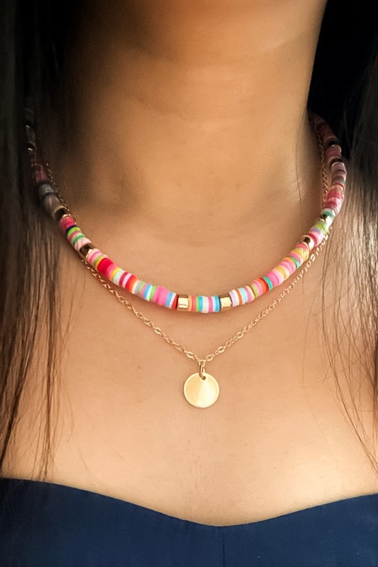 Clay Vacay Necklace Stack