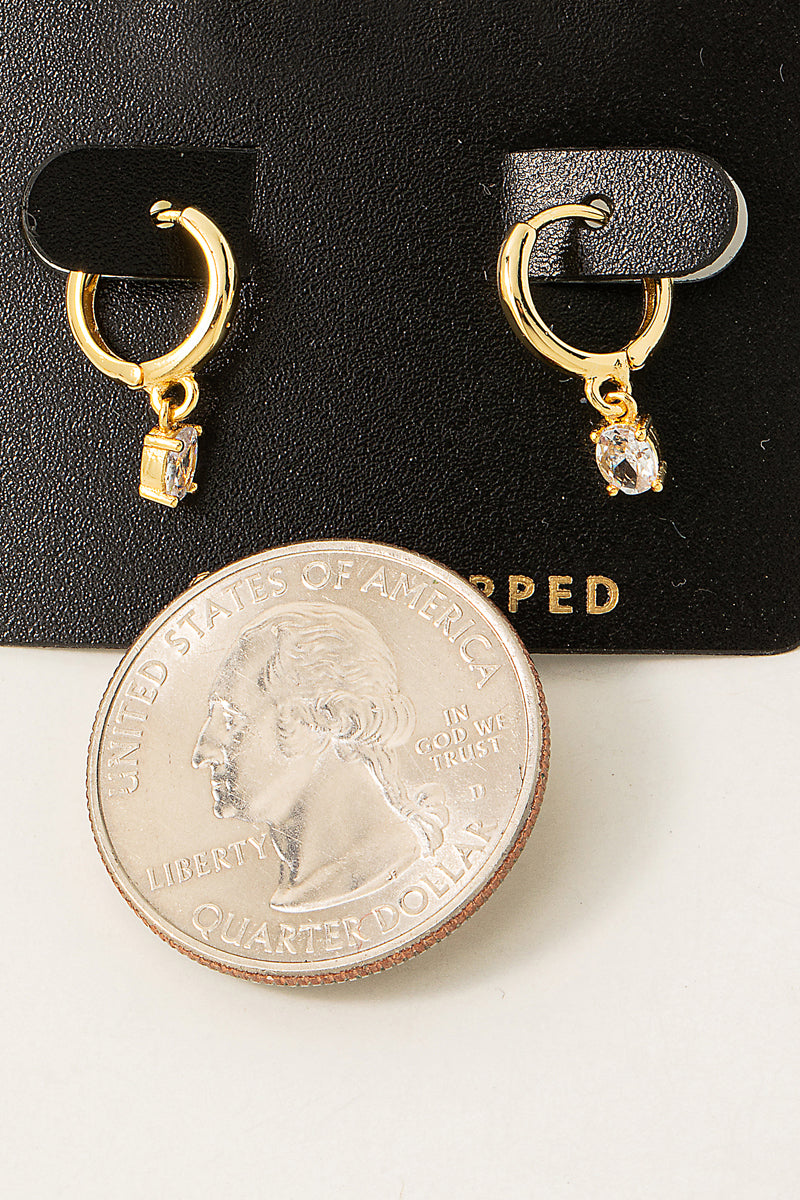 Gold Huggie Earring