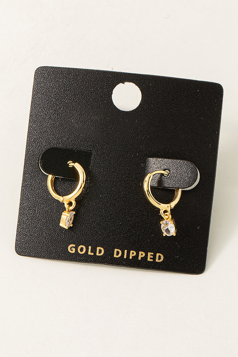 Gold Huggie Earring