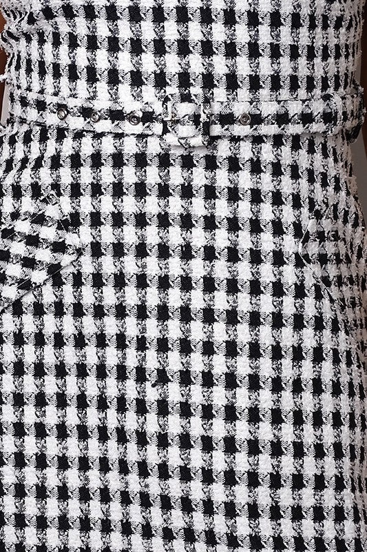 COCO Tweed Mini Dress