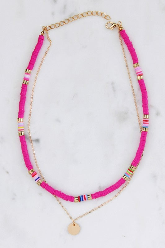 Clay Vacay Necklace Stack