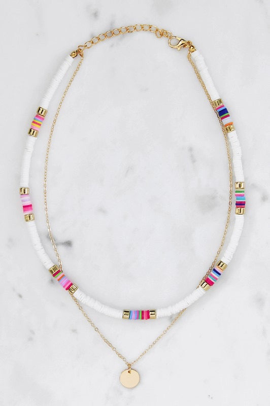 Clay Vacay Necklace Stack
