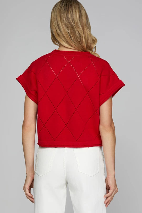 Pom Pom Holiday Sweater