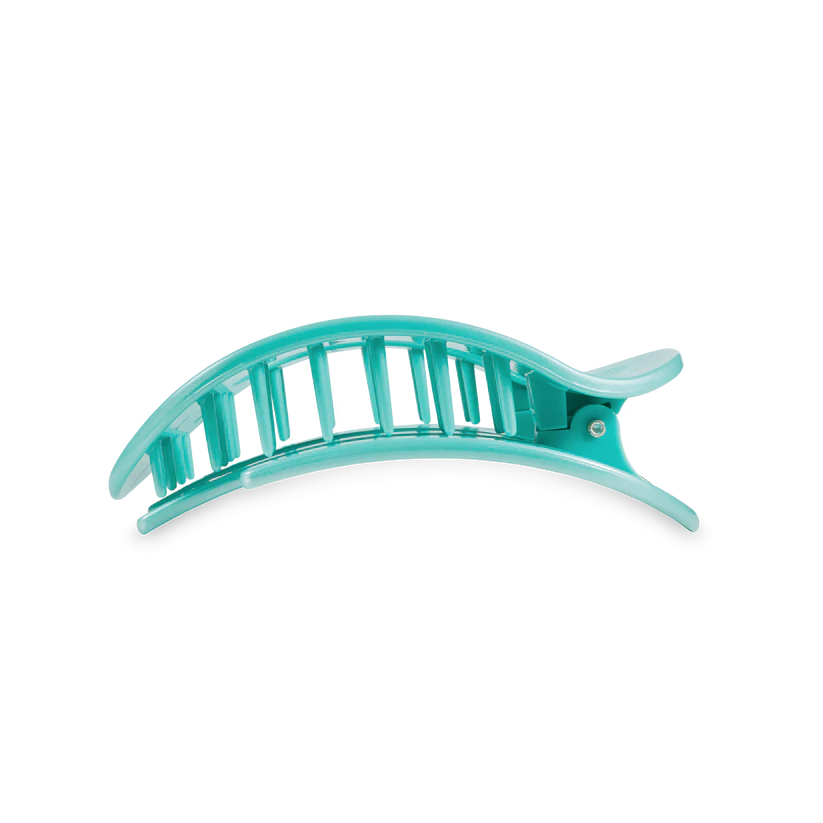 Totally Turquoise Flat Round Clip - TELETIES