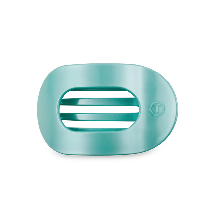 Totally Turquoise Flat Round Clip - TELETIES