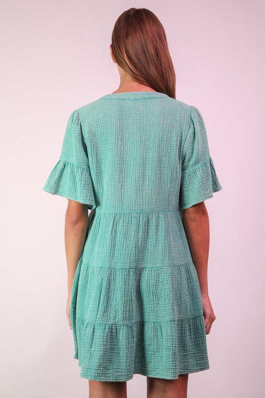 Easy On Me Gauze Dress