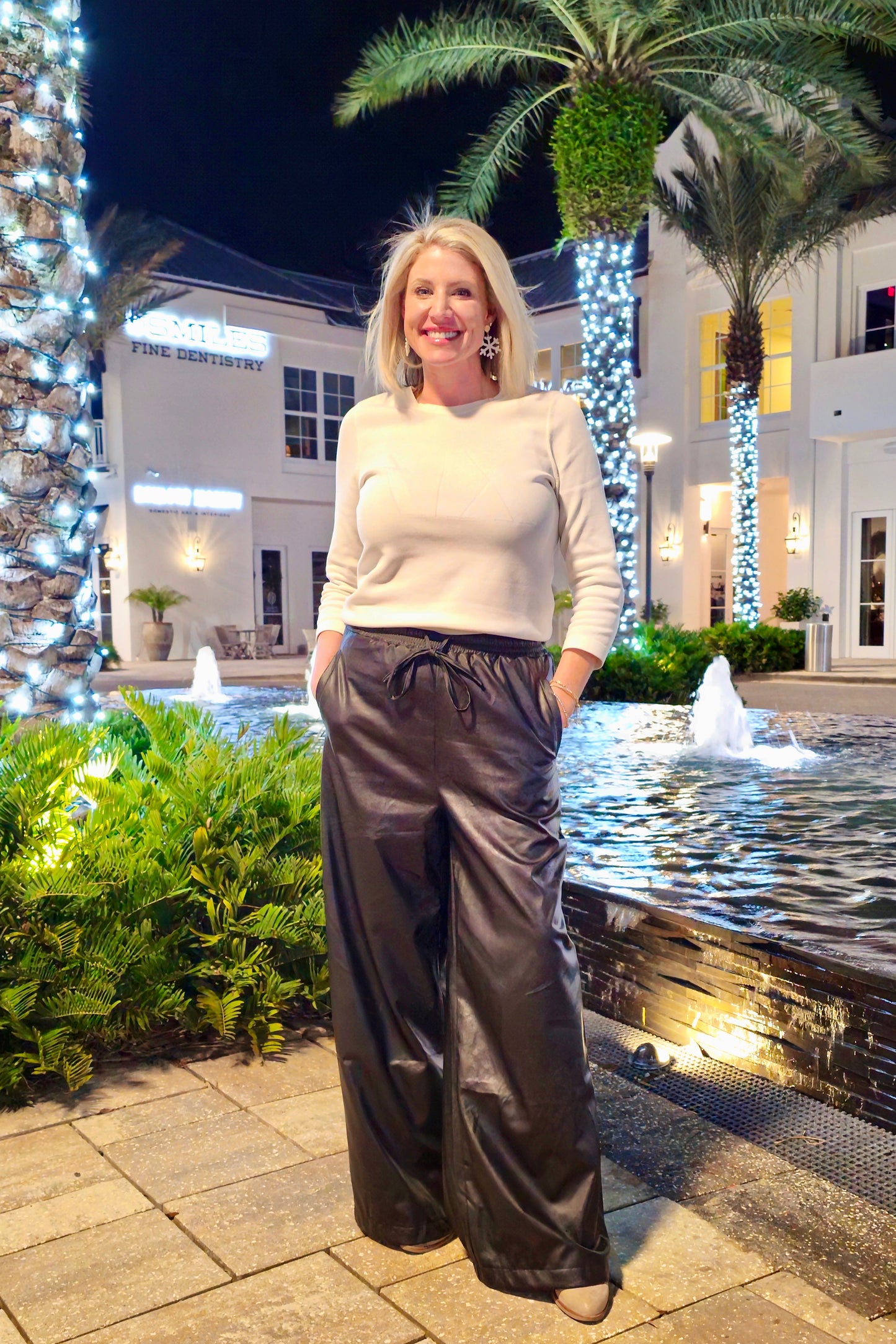 Leighton Faux Leather Pant
