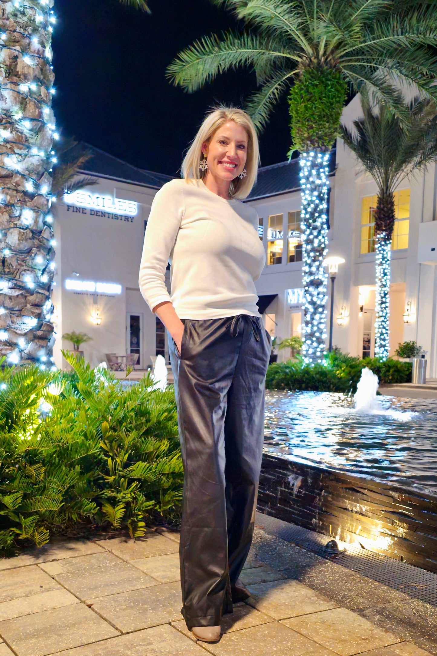 Leighton Faux Leather Pant