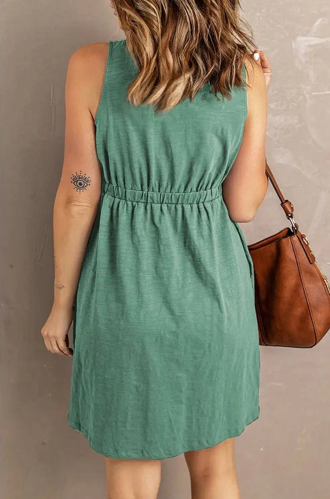 Keeping You Close Dress by Can't Hide Pretty Boutique, full-length image showing a stylish, comfortable dress with a flowing design.
