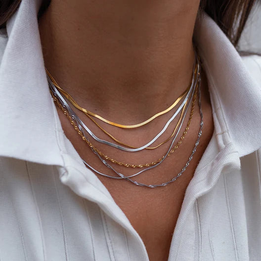 Lane Necklace Gold - ALCO