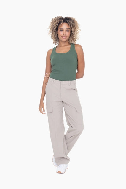 Slim Fit Scoop Neck Tank Top