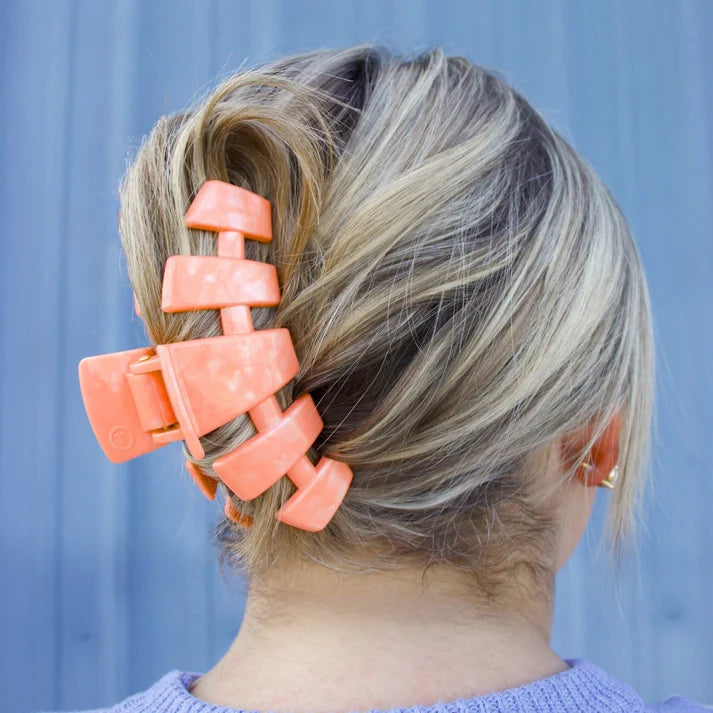 Classic Dreamsicle Large Hair Clip
