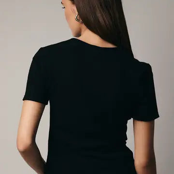 Champagne Nights Ribbed Top