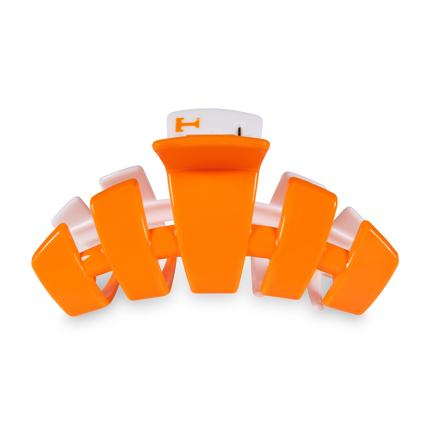 Large Tennessee Volunteers college hair clip by TELETIES with orange and white colors, featuring the university logo and team name.