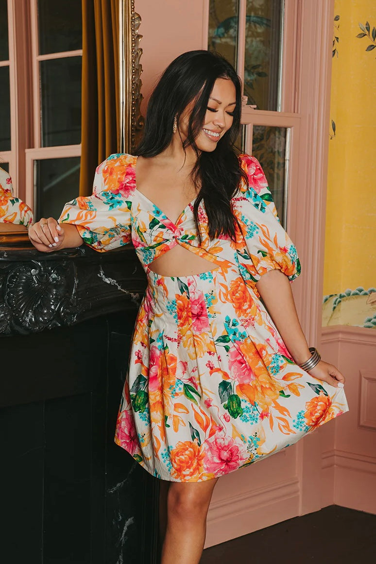 Rizzy Cutout Mini Dress- BUDDY LOVE
