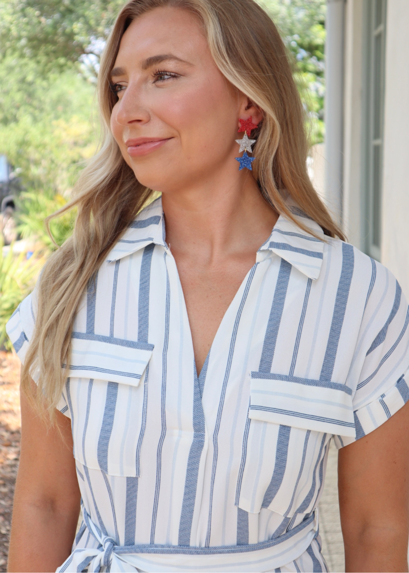 Star Spangled Dangle Earrings