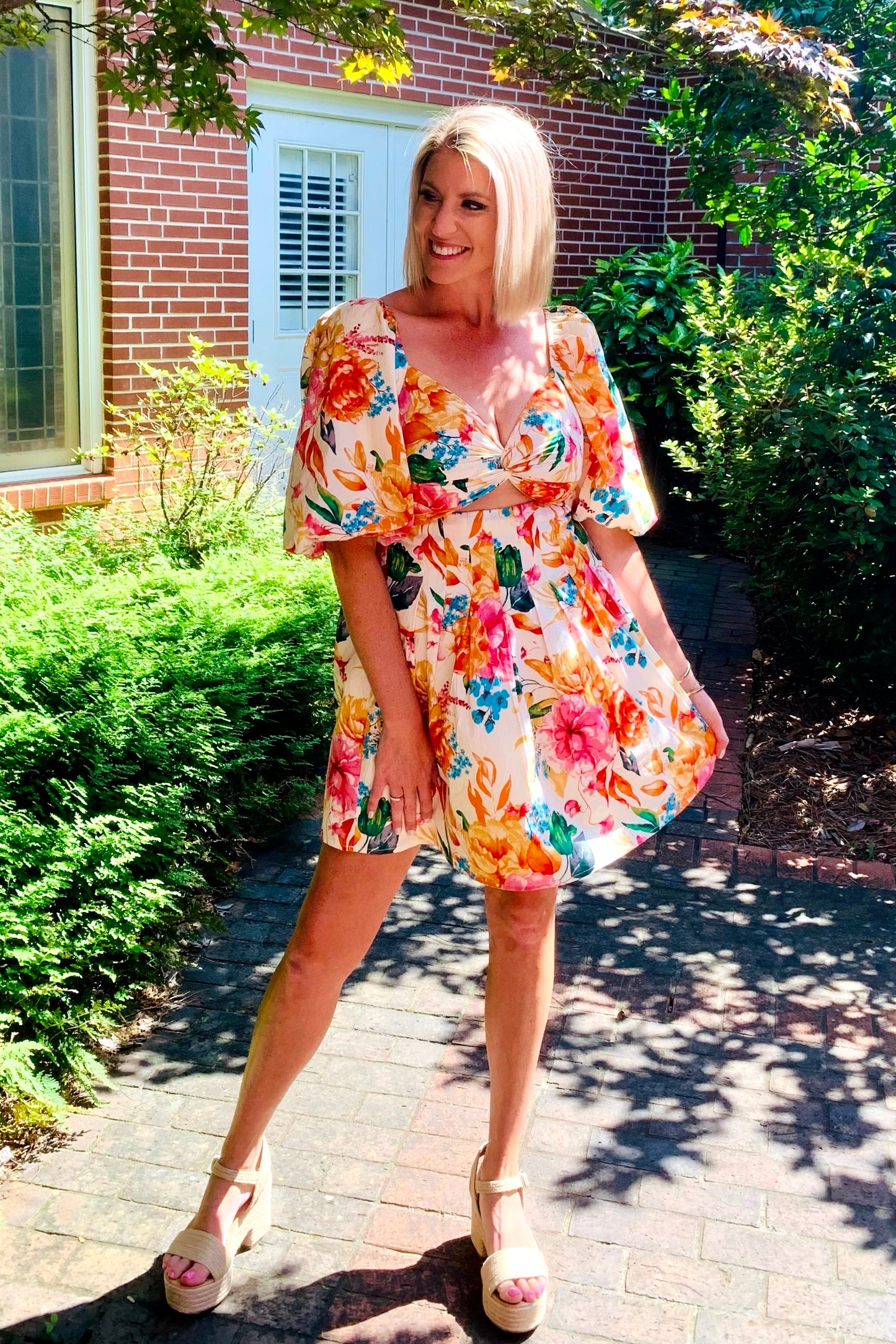 Rizzy Cutout Mini Dress- BUDDY LOVE