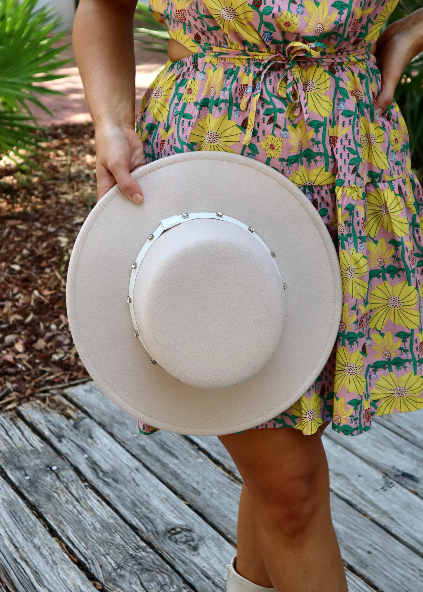 Rhinestone Studded Fedora