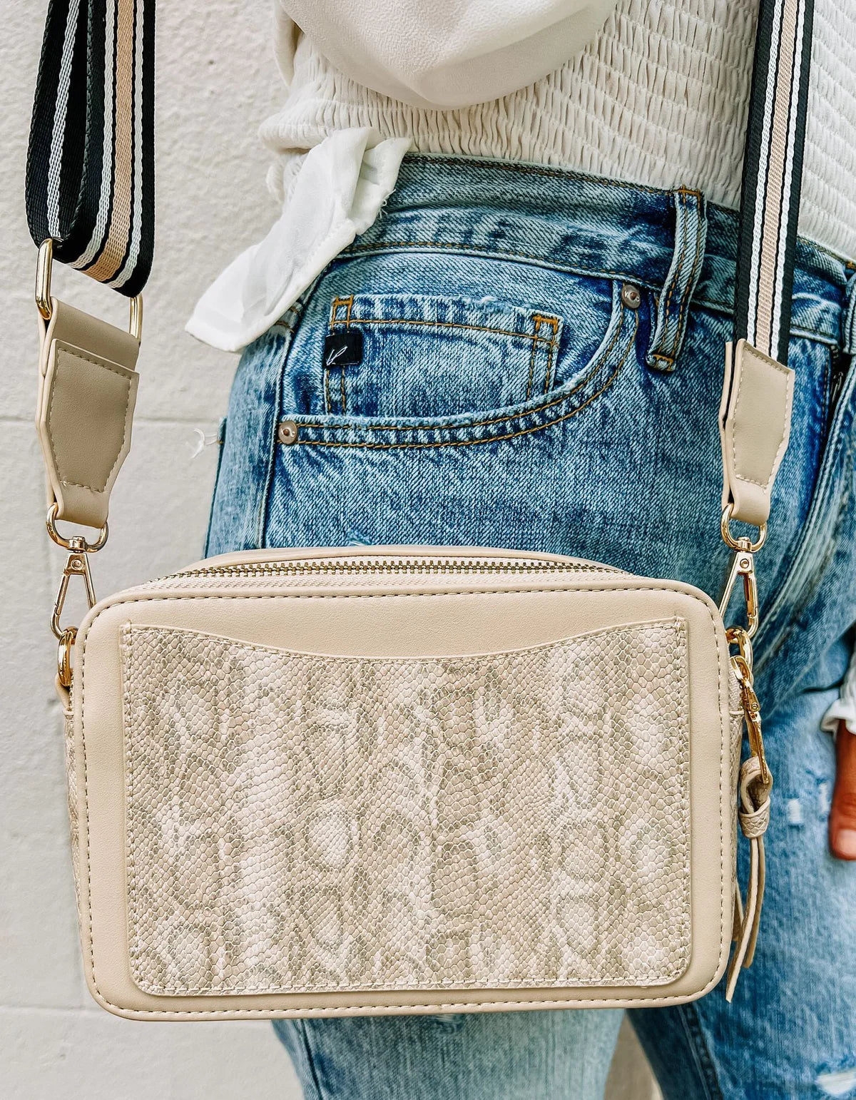 Glimmer Gold Crossbody