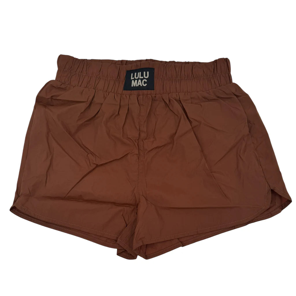 Brown DD Shorts - LULU MAC