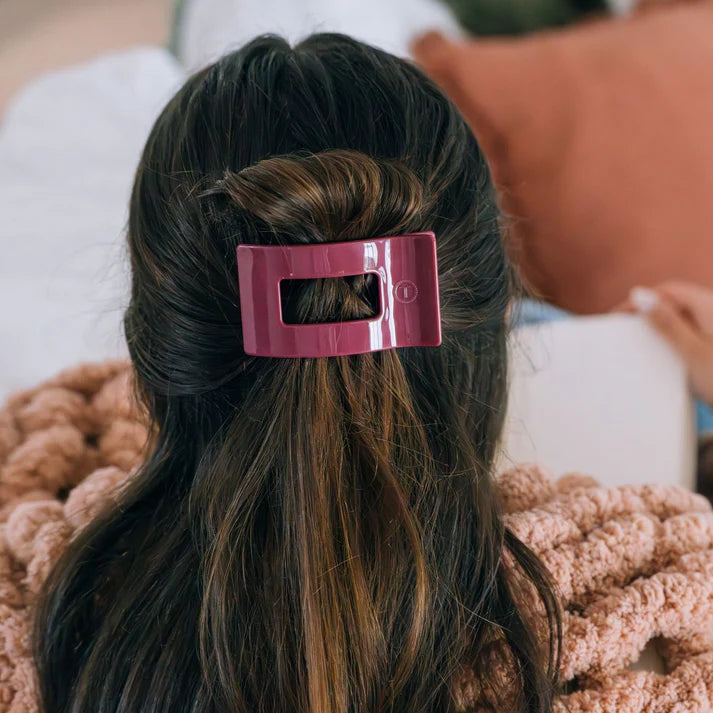Wild Side Flat Rectangle Hair Clip - TELETIES