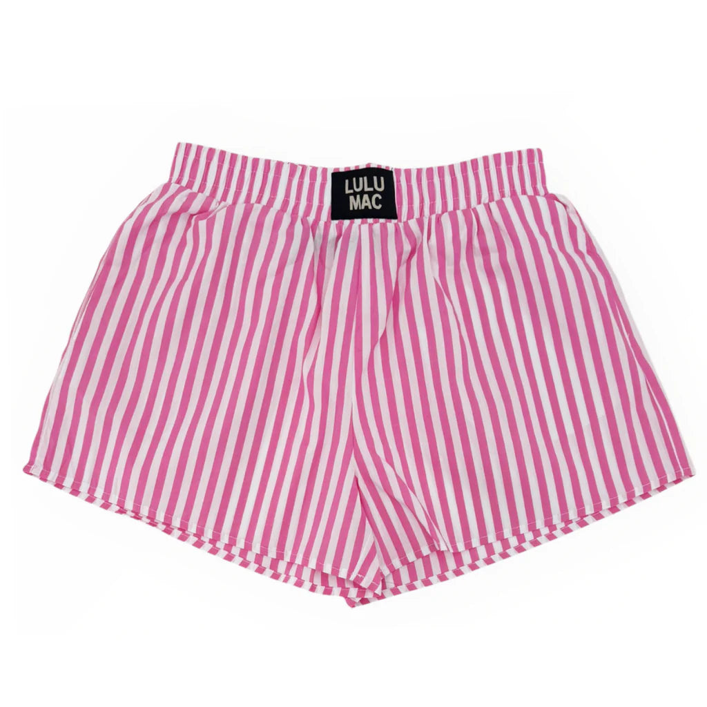 Pink Striped BXST Boxer Shorts