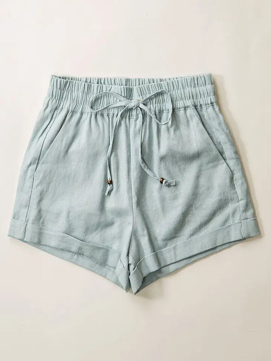 Emerie Linen shorts- Multiple Color Options